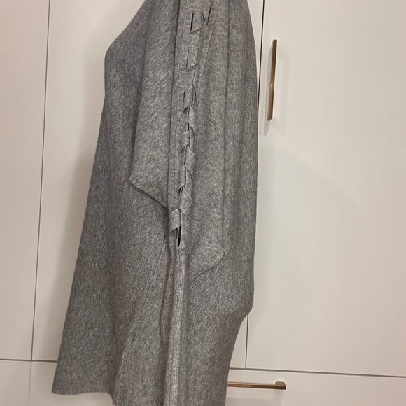 Cardigan manche chauve-souris gris charcoal - Picture 3 of 10